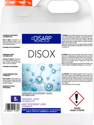 foto de una garrafa de 5 litros de disox